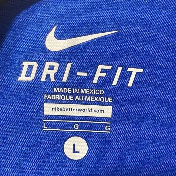 NIKE ,MEN,DARK ROYAL BLUE,DRI-FIT,SHORT SLEEVE,ATHLETIC T-SHIRT.SIZE-LAR… - Picture 12 of 12